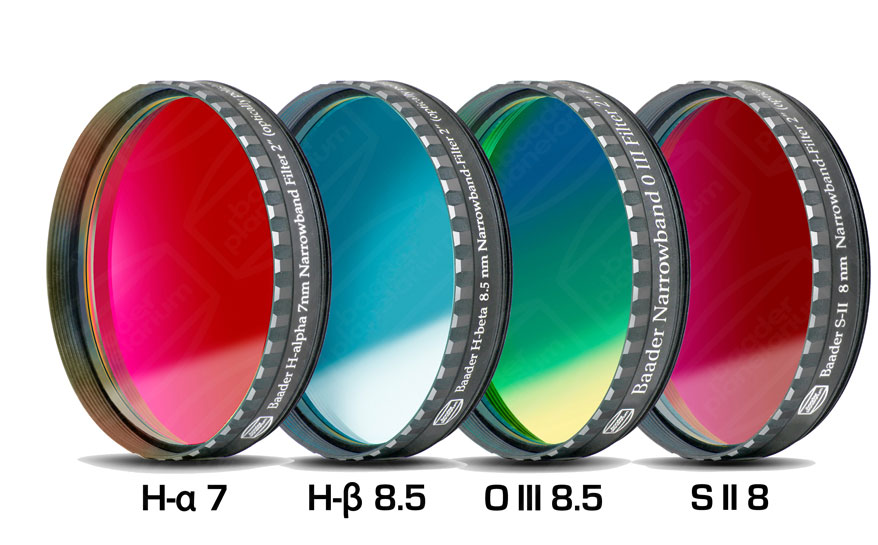 Baader Planetarium 2" Narrowband Filterset for Full-Frame-CCD