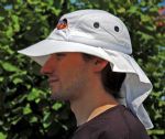 Lunt Solar Hat with neck flap and UV protective fabric